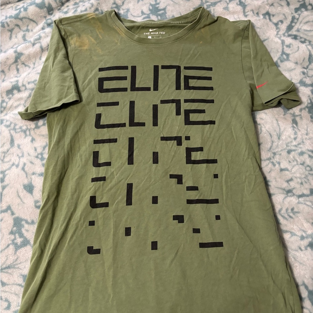 Nike Olive Green Graphic Tee